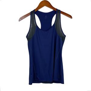 Aether Tank Top Blue Black Racerback Active Workout Women's 1 XS
